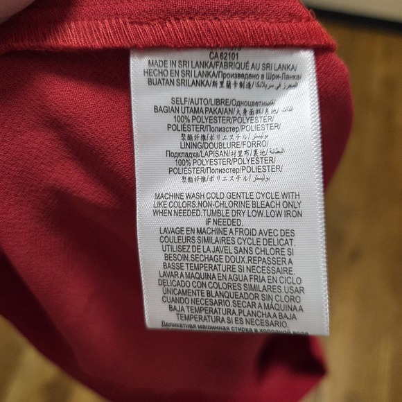 BCBGeration Little Sexy Red Cocktail Holiday Dress Size 12 - Picture 10 of 12